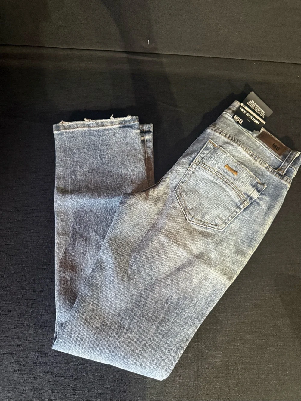 RSQ Kids Light Blue Distressed Slim Jeans